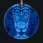 Makapuu Beach Hawaiian Laughing Tiki Batik Julgransprydnad Keramik<br><div class="desc">En skrattande symbol med en batik struktur. Den här stilen påminner om de mönster som används i vintage-aloha-skjortor på 40- och 50-talen. Den här designen finns i flera färgrutor.</div>