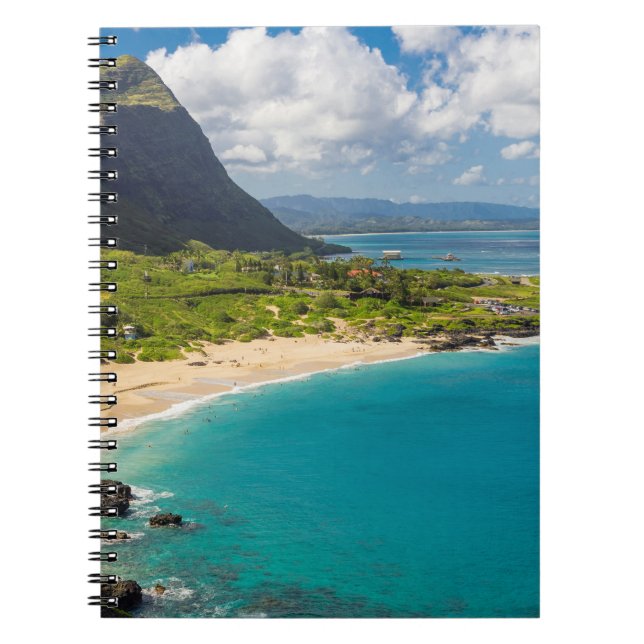 Makapuu Beach kustlinje Anteckningsbok (Framsidan)