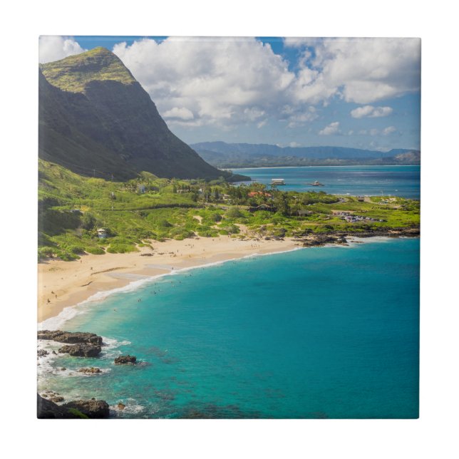 Makapuu Beach kustlinje Kakelplatta (Framsidan)