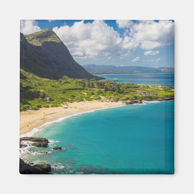 Makapuu Beach kustlinje Magnet (Framsidan)