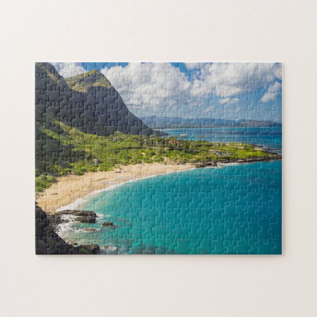 Makapuu Beach kustlinje Pussel (Horisontell)
