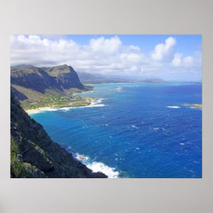Makapuu strand poster
