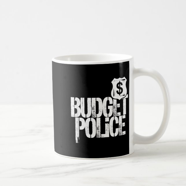 Makar Budget Polisen Hustru Shopping Utgifter Kaffemugg (Höger)