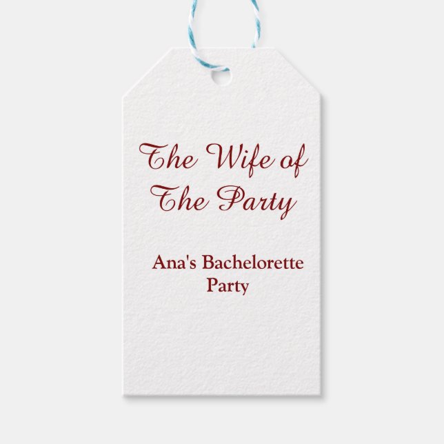 Makar till festen möhippe namn datum presentetikett (Framsidan)