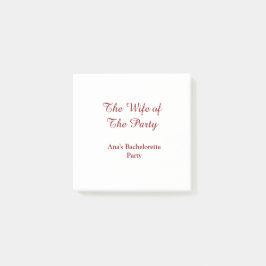 Makarens till festen möhippe namn datum post-it block