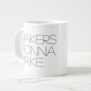 Makarna ska göra (vänster) Jumbo 20 oz Ceramic M Mugg