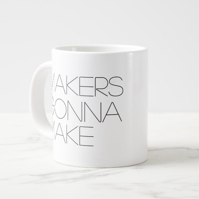 Makarna ska göra (vänster) Jumbo 20 oz Ceramic Mug Mugg (Framsida vänster)