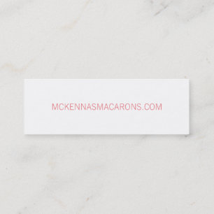 Makaroner Mini Visitkort