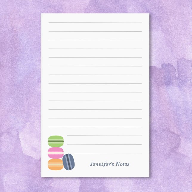 Makaroner Post-it Block (Macarons post-it notes)