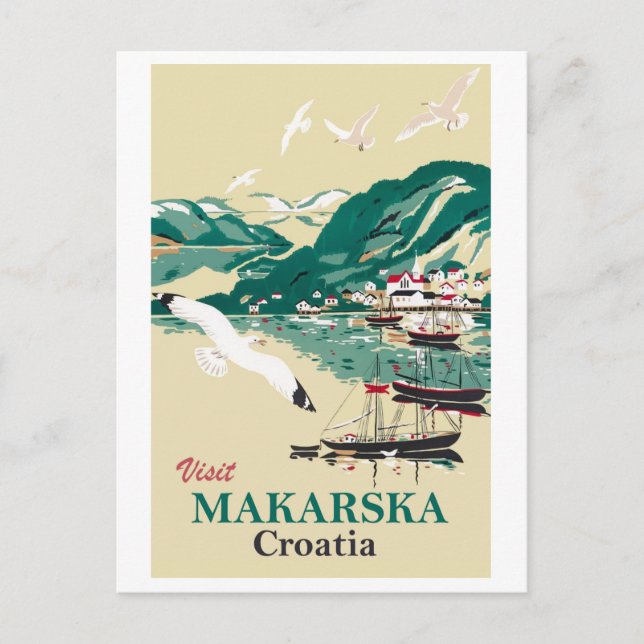 Makarska, Kroatien Vykort (Framsida)