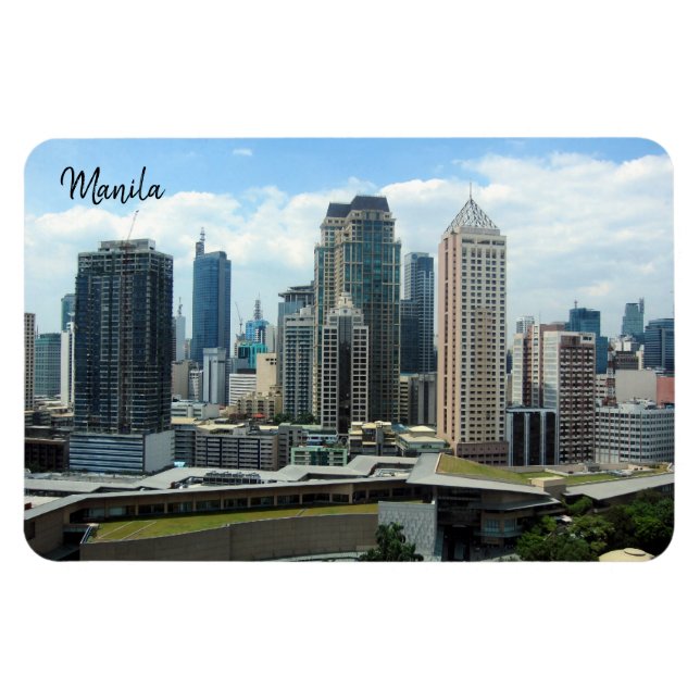 makati skyline magnet (Horisontell)