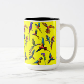 Makaws och andra makakor Två-Tonad mugg