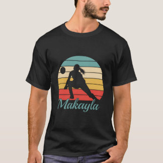 Makayla Namn Personlig Volleyboll T Shirt