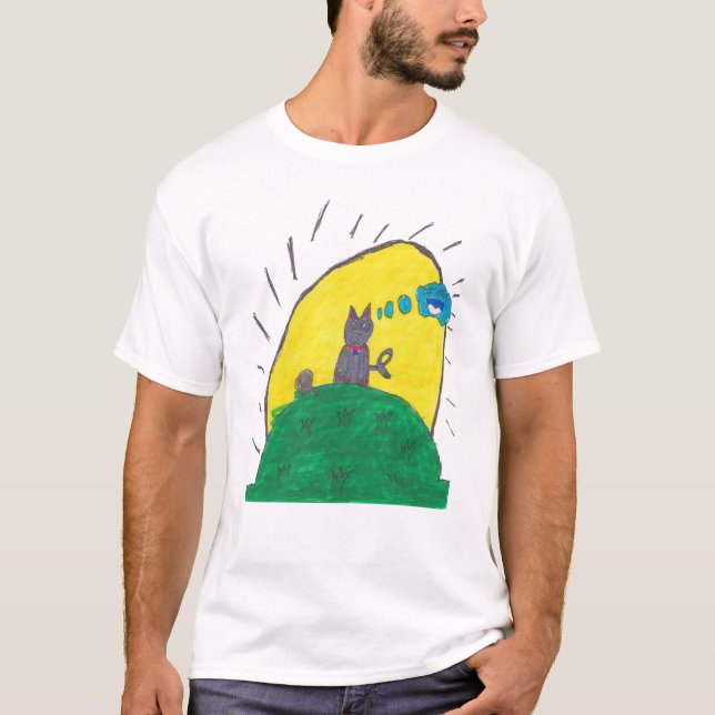 Makayla's Cat & Mjölk Shirt T (Framsida)