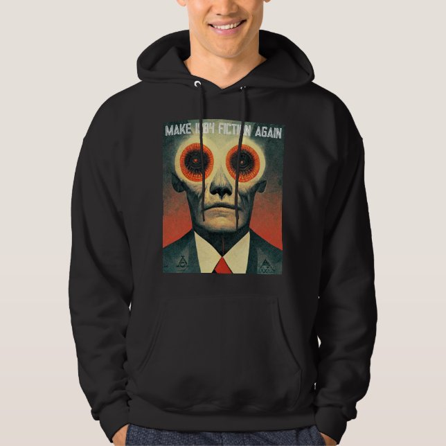 Make 1984 Fiction Again Pullover Hoodie (Framsida)