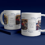 Make 3 Lodrät Photo Loving Ord botaniskt Kaffemugg<br><div class="desc">Foto mugg-gåva till make, pojkvän eller fästman, eller så är det lika lätt för någon annan att anpassa sig. Fotomallen visningar 3 av dina favoritfoton i lodräts format med rundade hörn. Skrivna med en kärleksfull formulering i ett tydligt, handskript som lyder "[namn] Jag gav dig mitt hjärta och du fyllde...</div>