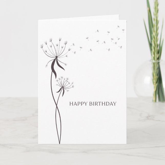 Make a Wish Birthday Greeting Card Kort (Framsida)