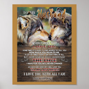 Make Älskare Till mitt Make älskade jag dig Poster