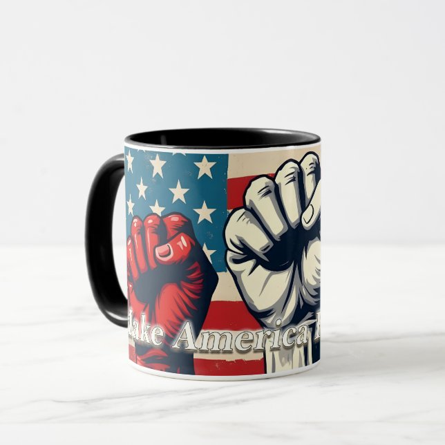 Make America Free Again Konstverk Mugg (Framsida vänster)