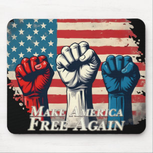 Make America Free Again Konstverk Musmatta
