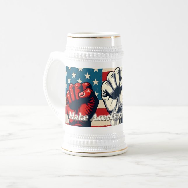 Make America Free Again Konstverk Sejdel (Framsida vänster)