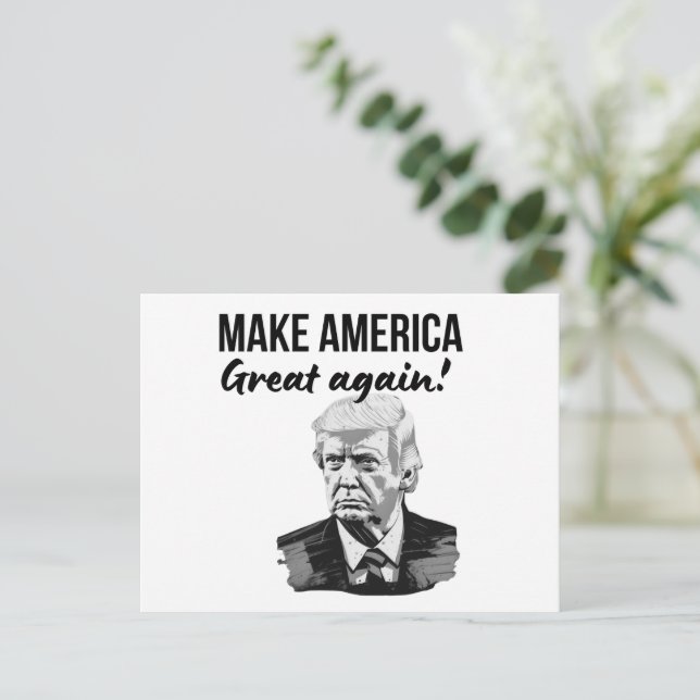 Make America Great Again 2024 Vykort (Stående Fram)