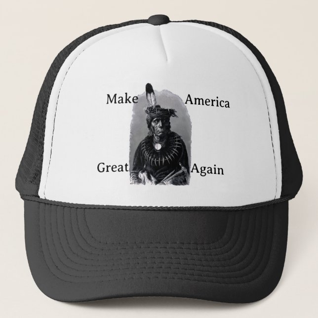 Make America Great Again Trucker Hat Keps (Framsida)