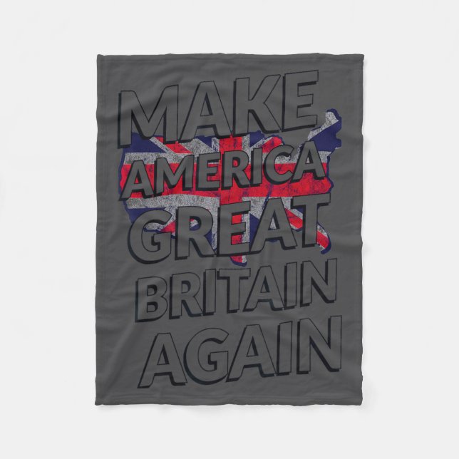 Make America Great Britain Again Shirt  Fleecefilt (Framsidan)
