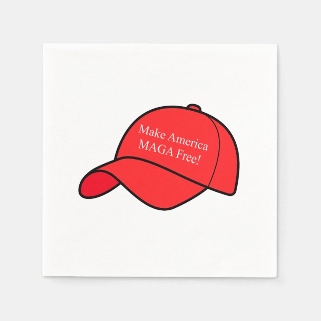 Make America MAGA Free Napkins Pappersservett (Framsidan)