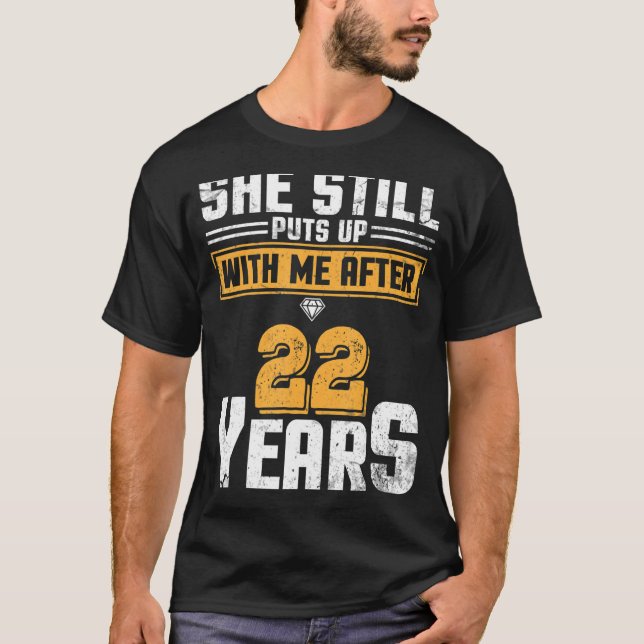 Make är fortfarande med mig efter 22 år t shirt (Framsida)