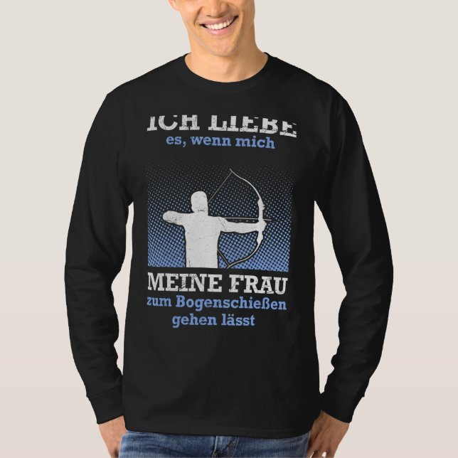 Make Archer Pappa Archery Manar T Shirt (Framsida)
