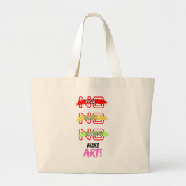 make art tote jumbo tygkasse