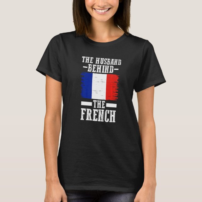 make bakom rötterna i Franskens Fransk T Shirt (Framsida)