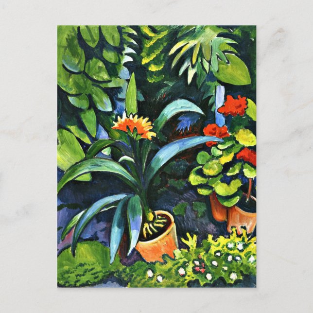 Make - Blommor i Garden Vykort (Framsida)