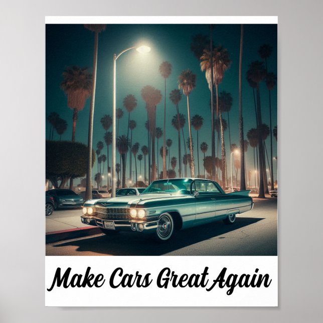 Make Cars Great Again Poster (Framsidan)