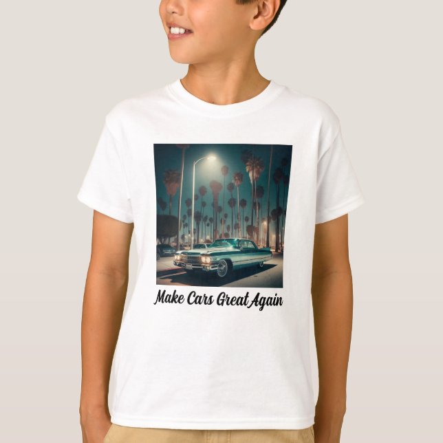 Make Cars Great Again T Shirt (Framsida)