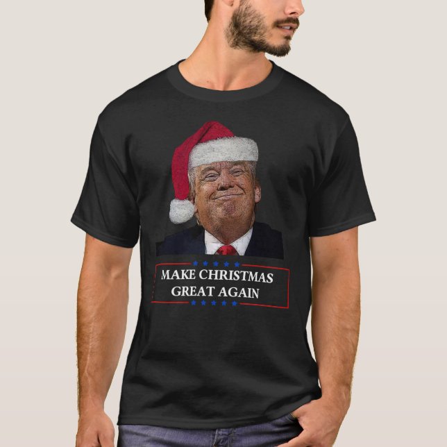 Make Christmas great again funny T-shirt Classic T (Framsida)