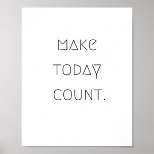 make.current.count. Poster och skriva ut