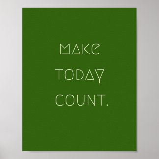 make.current.count. Poster och skriva ut