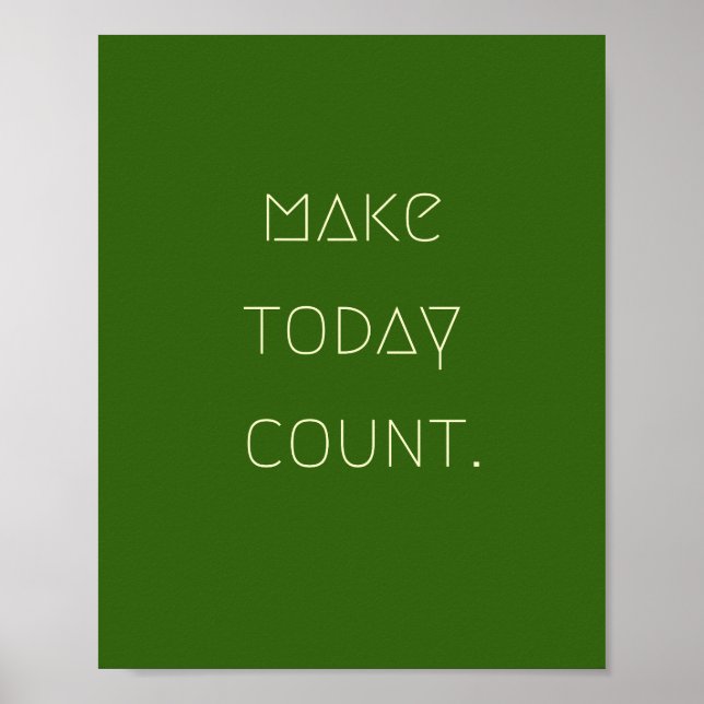 make.current.count. Poster och skriva ut (Framsidan)