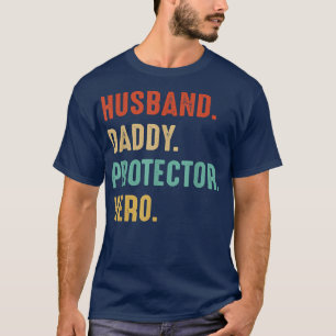 MAKE DADDY PROTECTOR HERO Pappa Far Funny Fath T Shirt