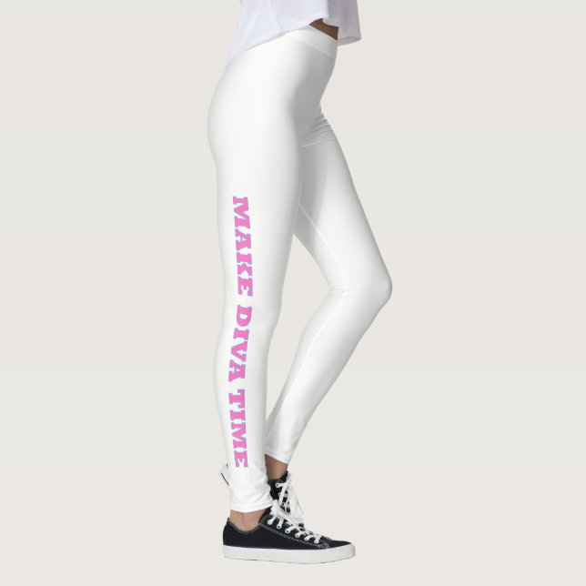 "MAKE DIVA TIME" LEGGINGS (Höger)