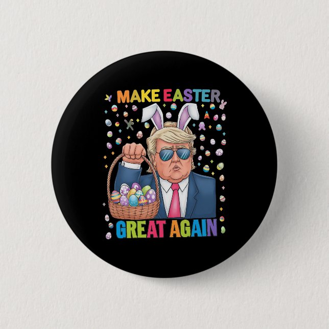 Make Easter Great Again Funny Trump Bunny Spring H Knapp (Framsida)