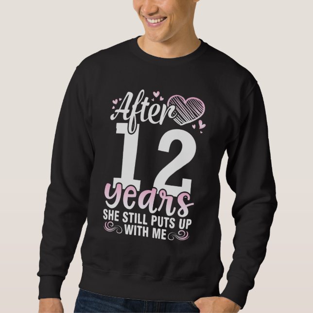 Make efter 12 år med marrys fru fortsätter hon att lång ärmad tröja (Framsida)