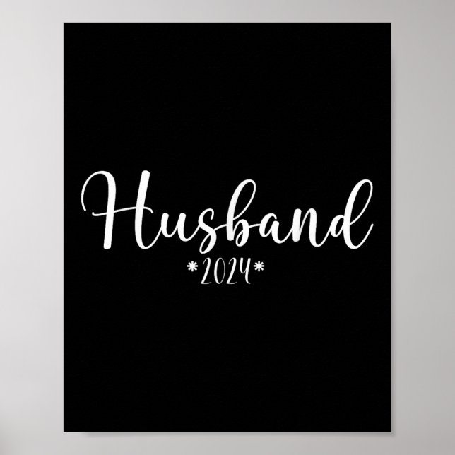 Make Est. 2024 Gift Bröllop Förlovning Getti Poster (Framsidan)