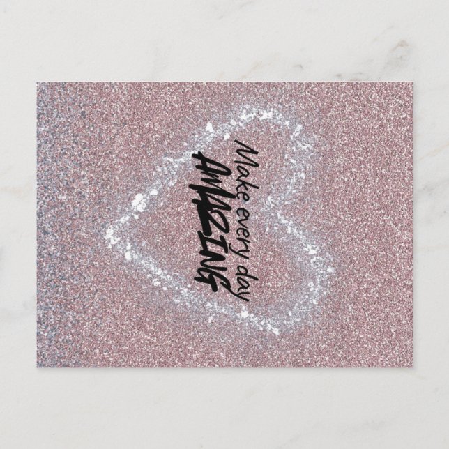 Make every day Amazing Vykort (Framsida)