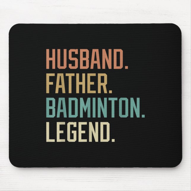 Make Far Badminton Legend Fars dag Birthd Musmatta (Framsidan)