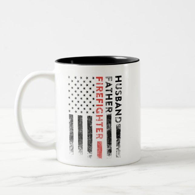 Make, Far, Firefighter Thin Red Line Mugg (Vänster)