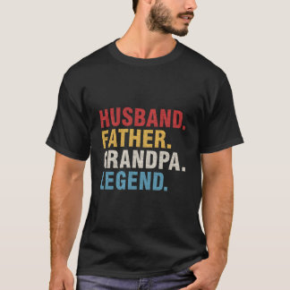 Make Far Grandpa Legend Fars dag Pappa Pappa T Shirt