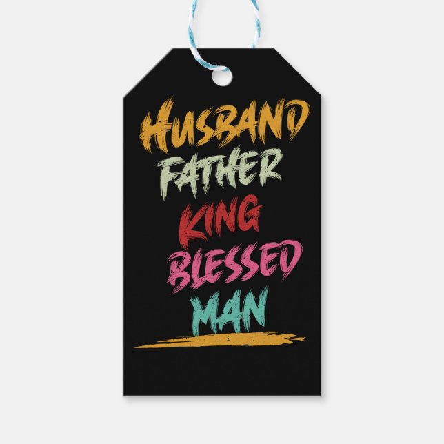 Make, Far, Kung, Bless Man | FARS DAG Presentetikett (Framsidan)